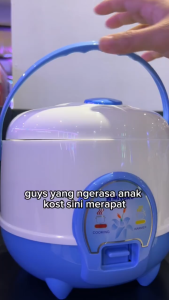 Miyako Rice Cooker Mini Serbaguna 0.6 Liter 3 in 1 - MCM606B - FREE ONGKIR Jabodetabek