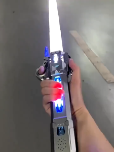 Star Wars Lightsaber Sound Effect Flash Stick Laser Double Sword Toy Flashing Props Gift With Sound