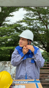 Nón bảo hộ lao động Bảo Bình N001 Bảo hộ chống va đập có núm vặn - Thinksafe