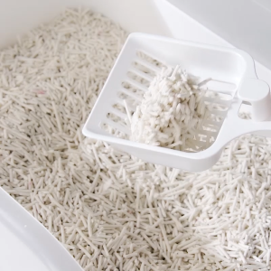 Tofu Cat Litter DOMO+Natrual Tofu Cat Litter 2MM Ultral-thin Supper Odour Control Flushable Cat Litter 6L/2.5KG