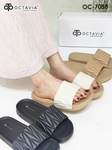 OCTAVIA Sandal Slide Slip On Wanita #OC-7058 (FREE BOX)