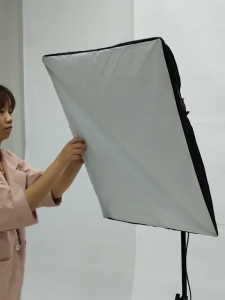 Professional Photography 50x70cm Four Lamp Softbox Kit Camera Accessories With 9pcs Bulb & Cantilever Frame