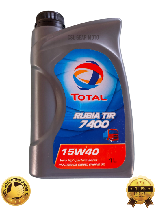 TOTAL Rubia TIR 7400 15W40 | Lazada PH