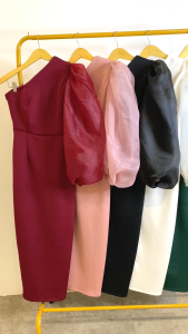 Desain Elegan dan Dress One Shoulder Organza: Pilihan Fashion yang Tepat