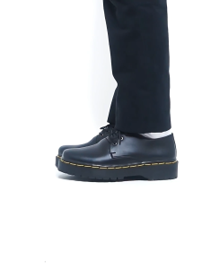 MOOFEAT BRIGAN - Sepatu kulit pria wanita derby casual boots hitam original