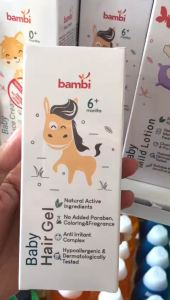 Bambi Baby Hair Gel 50ml: Perawatan Rambut Bayi yang Efektif