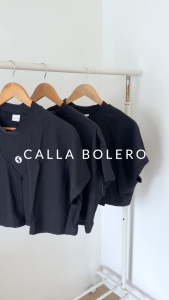 CALLA BOLERO - BLACK
