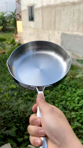 Chảo inox CHOCKMEN 14cm&20cm chảo cạn inox chống dính chảo inox nguyên khối CHOCKMEN chảo chống dính tự thân