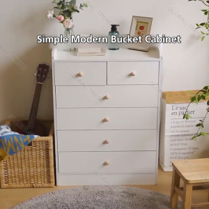 Wardrobe Closet Storage Cabinet Wood Furnitur Cabinet Shelf Organizer Wood Organizer Storage For Home Bedroom Storage Cabinet For Living Room Space Savers 6/5/4 Tiers