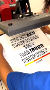 KAOS DOA IBU TERMURAH TSHIRT KATA KATA CATTUN COMBED 30S DTF KAOS TELARIS