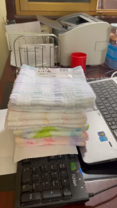 Set 3 khăn mặt cotton Hayashi hàng nhập từ Nhật Bản 34x35cm