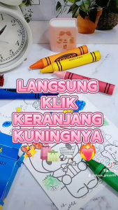 Krayon Set Murah isi 8 PCS Alat Mewarnai Sekolah Anak Harga TERMURAH