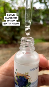 Bioaqua Blueberry Whitening Serum BPOM / Serum Wajah Glowing Anti Aging Bpom - Essence Blueberry Extract Shoothe Skin 30ml