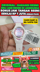 Jam Tangan Baby-G BG-169PB-7DR: Pilihan Jam Tangan Putih Anti Air untuk Wanita