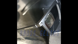 Kacamata Polarized Hitam Pria Porsche Design Elastic Black Polaroid Sunglasses Kaca Mata Gaya