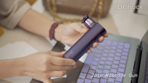 Dr.Rock Joie Mini Massage Gun Slim with Powerful Handheld Fascial Massager in Lipstick Style