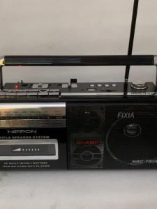 Original Nippon NRC-70USB Bluetooth/USB/SD/FM/MW/SW1/SW2 4 Band Portable Radio Cassette Recorder Receiver Player FIXIA