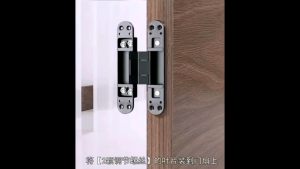 Hinges 2PCS Hidden Door Hinges Concealed Hinges 180 Degree Swing Hinge Adjustable Butt Hinge