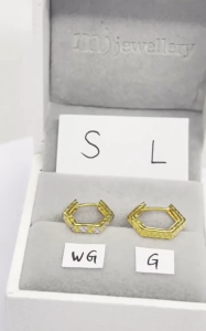 MJ Jewellery 375/9K Gold Earrings S254