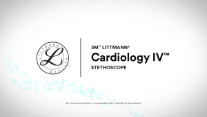 3M Littmann Stethoscope Cardiology IV Diagnostic Stethoscope: Champagne & Caribbean Blue 6190 (AUTHENTIC LITTMANN)