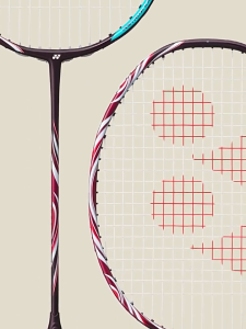 YONEX ASTROX 100zz Kurenai Combo Set Original Full Carbon Fiber Badminton Racket 4U 28LBS