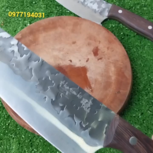 Dao nhà bếp lọc thịt AkatsuKi Japan siêu bén bằng thép xanh cacbon 3 lớp không gỉ