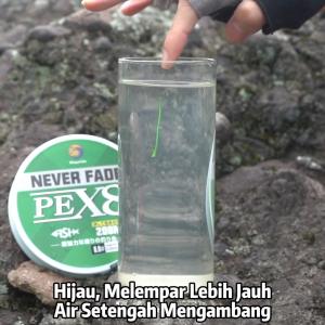 Senar PE X8 Halus Hijau Merah Tidak Mudah Pudar Lure Alat Casting Multifilament Braided Fishing Line 200m