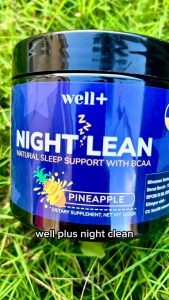 Well+ Night Lean Fat Burner 150 Gram 30 Servings Natural Sleep Support With BCAA