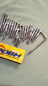 PROMO Baut Blok Mesin Yamaha Jupiter Z + Kunci L / Baut Block CVT Yamaha Jupiter Z Stainless Posh