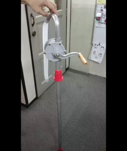 44 Gallon Aluminium Diesel Manual Hand Pump Rotary Oil Pump Drum Pump Barrel Pump Fuel Pump Dispenses Fuel Oil Lubricating Oil Pumping Fluids Tank