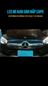 Dây đèn LED  DEMI AUDI trang trí capo xe ô tô DC12v - KHÔNG có xi nhan