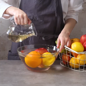 Apple Cider Vinegar 900ML น้ำส้มสายชูหมักจากแอปเปิ้ล แอปเปิ้ลไซเดอร์ 식초 Chung Jung one