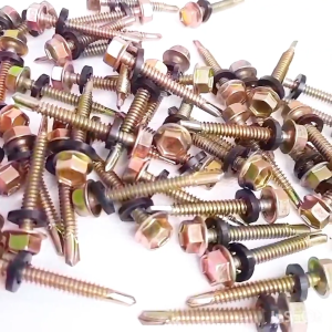 Baut Roofing Kuning 12 x 60 Sekrup Skrup Baja Ringan Ruping Baja Ringan Baut Roofing Kuning 12x60 Kualitas Bagus Haga Perkotak