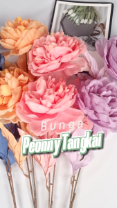 Bunga Peony Jumbo X2 Cabang Artificial: Dekorasi Interior & Acara
