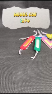 Lampu LED Modul COB 6 Titik Mata Variasi Truk Pick Up Kontener 24 Volt 24V Bak Truck Container Fuso Neon Box Waterproof Module 6 Mata Putih Merah Biru Kuning Pink Hijau Motor Mobil