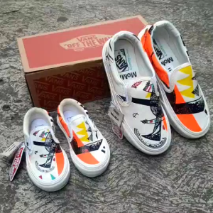 SEPATU ANAK VANS1 MOMA MOTIF SLIP ON SEPATU SNEAKERS ANAK LAKI LAKI PEREMPUAN SNEAKERS KIDS BAHAN KANVAS