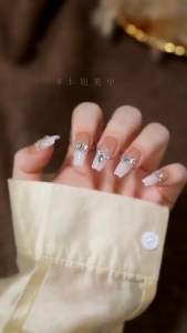 Berlian Mutiara Aksesoris Kuku Nail Art Jepang Manik Bulat Perhiasan Seni Kuku KU066