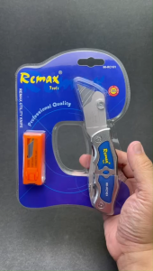 REMAX Folding Knife Cutter Utility Knife Retractable Utility knife Pisau 刀片 美工刀 Carpet Cutter Art Cutter Utility