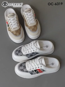 OCTAVIA SHOES Sepatu Slip On Wedges Wanita #OC-6319