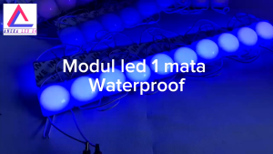 (5 Buah) BARU !! Modul Lampu LED 1 MATA COB 24V 2.4W Kotak telor Variasi mobil motor truk Bus neon box