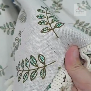 Khăn Trải Bàn Cotton Linen Decor Bàn Ăn Bàn Trà Góc Học Tập Bàn Làm Việc Phong Cách Vintage KTB01