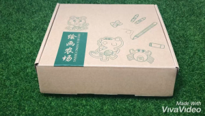 [iRojak] Wooden Drawing and Painting Kids Painting Set Colouring Toy Art Set 画画填色玩具 Mainan Mewarna - BT153