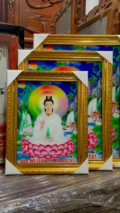 Khung hình Mẹ Quan Thế Âm Bồ Tát khung gỗ 🙏🙏🙏