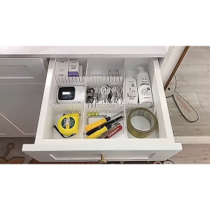 Combo 4 Thanh nhựa chia ngăn tủ có thể điều chỉnh kích thước dễ dàng sử dụng-NIEVE