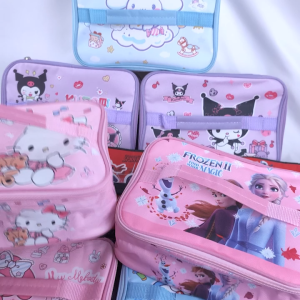 Tas Bekal Termal Sanrio Disney Marvel Model Kotak Bahan Oxford Tebal Premium