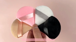 KOZI Velvet Triangle Powder Flours Puff Mini Face Sponges Makeup Cosmetic Puff PH