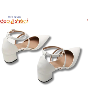 Giày cao gót nữ quai mảnh mũi tròn êm chân thoải mái tôn dáng có bigsize 41-42-43