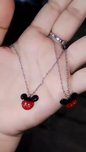 Kalung Wanita Titanium Model Micky Anti Karat