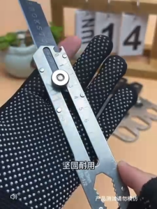 Pisau Cutter Stainless Besi 9in1 Cutter Stainless Pemotong Kertas Tajam Anti Karat