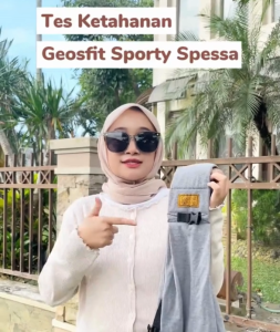 CuddleMe Geosfit Sporty Spessa Gendongan Bayi Mshape Ergonomis Geos Adjustable